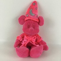 Disney Store Pink Fantasia Mickey Mouse Wizard 12&quot; Plush Stuffed Animal ... - £21.75 GBP