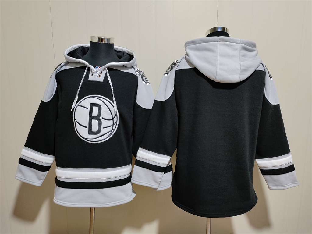 Ben Simmons #10 Brooklyn Nets Black Lace-Up Pullover Hoodie Item image 2