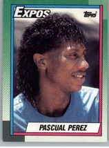 1990 Topps 278 Pascual Perez  Montreal Expos - £0.77 GBP