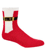 Club Room  Lot of 3 Cozy Holiday Santa Belt Socks Red/White Multi-One Size - $21.93 CAD