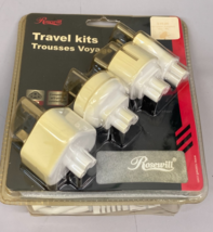 Travel Kit NoteBook Power Cord US EU UK SAA Plugs + Easy Pull Cord + Pou... - $9.95