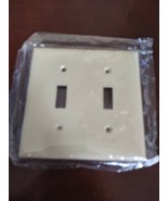 Cooper Ivory Standard 2G UNBREAKABLE Toggle Switch Cover Nylon Wallplate... - $5.82