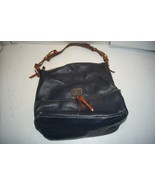 Dooney &amp; Bourke Navy Pebbled Leather Dillon LARGE Sac Shoulder Hobo Purs... - $67.68 CAD