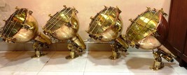 Maritime Antique Vintage Cargo Ship Brass Signal japanese Search Spot Light 4Pcs - £1,463.90 GBP