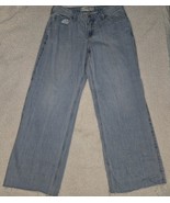 Hollister Womens Low Rise Baggy Jeans 29R light Wash Wide Leg Cotton Com... - $315.72 MXN