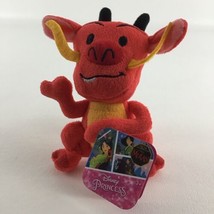 Disney Princess Mulan Movie Mushu Dragon 4&quot; Plush Stuffed Animal Toy w TAGS - £15.78 GBP