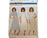 1987 Butterick Sewing Pattern 4702 Size 12 Family Circle Misses Dress Uncut - $5.31