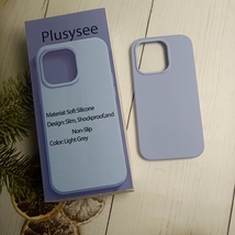 Plusysee Cell Phone Covers: Light Grey, Shockproof, Slim  - slip for Your Phone image 4