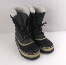 Miualaska Steel Shank Rubber Leather Lace Up Boots Women&#39;s Size 8 - $49.49