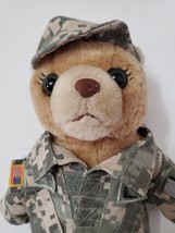 Bear Forces of America Ira Green 1989 Army Bear 11&quot; Plush  - £11.92 GBP