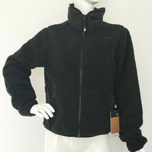 The North Face Women&#39;s Campshire Short Crop Fleece Jacket Black Sz Medium - $69.97