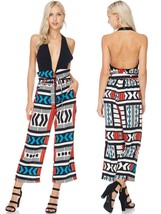 NEW TOV HOLY Vita Alta Tribal Print High Waisted Trousers Pants S M L XL... - $66.99