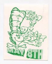 The World of Dr Splift 90s San Francisco Rave Flyer 1993 Cat in the Hat ... - $29.70