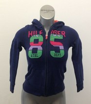 Tommy Hilfiger Girls Large (12-14) Cotton/Polyester Long Sleeve Spellout Hoodie - £10.24 GBP