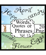 Words, Quotes or Phrases Vol. 12 - $37.30 MXN