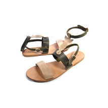SPARTA Flat Sandals 10 Original CYPRUS Handmade Leather Sandal *PRIMO* 9... - £58.97 GBP