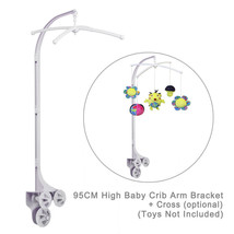 95CM (37&quot;) High Baby Crib Mobile Bed Bell Toys Holder Arm Bracket, 3 Nut... - £8.02 GBP+