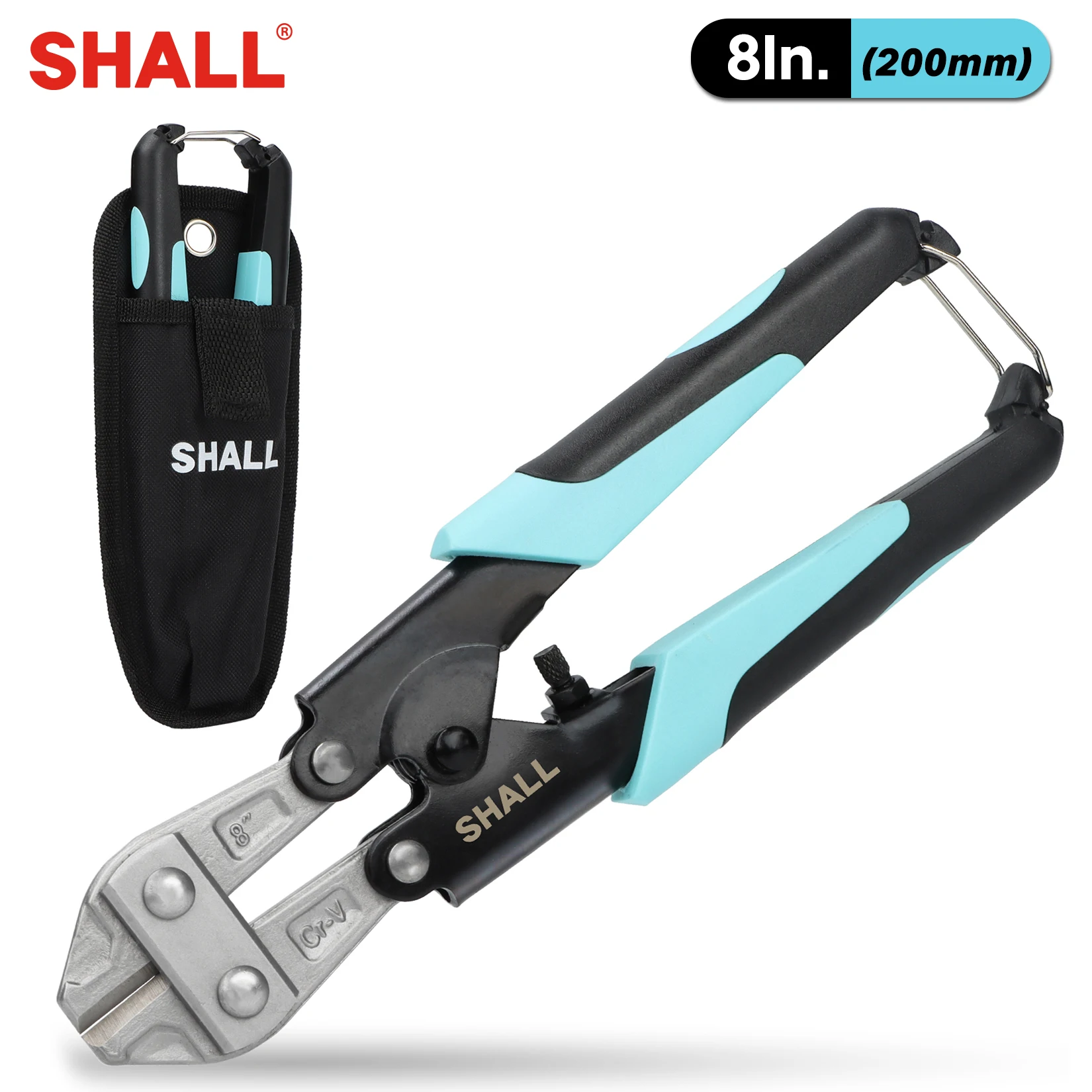 SHALL 8-Inch Mini Bolt Cutter Small Heavy Duty Wire Cutter Bolt  Plier 7... - £17.20 GBP