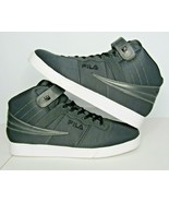 Fila Vulc 13 MP Mid Plus Woven 1CM00072 Black White Sneakers Shoes Men&#39;s 12 - £28.35 GBP