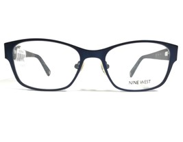 Nine West NW1050 434 Occhiali Montature Blu Quadrato Occhio di Gatto Cerchio - £25.48 GBP