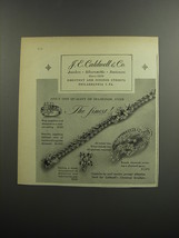 1952 J.E. Caldwell &amp; Co. Jewelry Ad - Only one quality of diamonds - £14.78 GBP