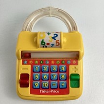 Fisher Price Counting Beads Calculator Learning Toy Math Learning Vintag... - $18.76