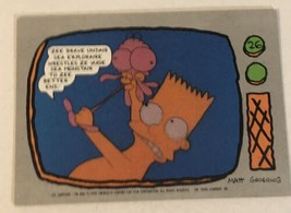 The Simpson’s Trading Card 1990 #26 Bart Simpson - £1.53 GBP