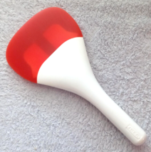 Ikea Envis Red Silicone Wide Spatula 9&quot; Mixing Paddle Baker Chef Scraper Utensil - $29.64