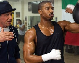 Creed Ii Sylvester Stallone Michael B. Jordan Training Boxing 8x10 inch photo - $10.99