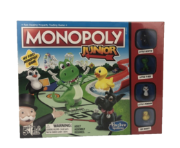Monopoly Junior Kids Games Hasbro Gaming 5+ T-Rex Scottie Penguin Ducky NEW - $318.75 MXN