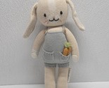 Cuddle and Kind 12&quot; Henry The Bunny Plush Knit Doll Stuffed Animal Handm... - $49.40