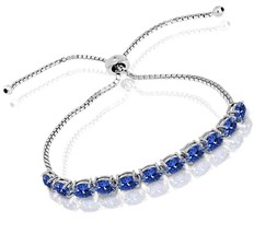 Sterling Silver 6x4mm Oval-Cut Pull-String Bolo - $109.95