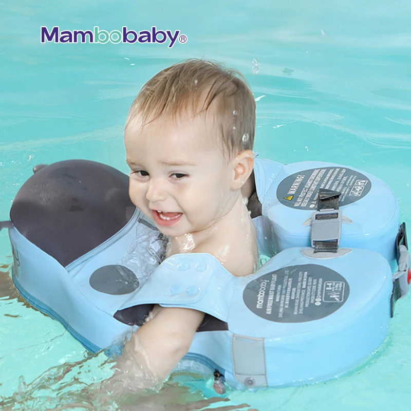 Mambobaby Non-inflatable Seal Waist Baby Float Infant Swim Lying Swimming Ring - £38.92 GBP+