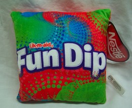 Nestle Lik-m-aid Fun Dip Candy 7&quot; Plush Stuffed Animal Toy New w/ Tag - £11.76 GBP