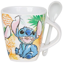 Disney Stitch Island Sun 9oz Ceramic Spoon Mug Multi-Color - $21.98