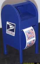 Postage/Stamp Dispenser Collecton Box+ Authentic Roll of 100 Forever Stamps - $47.00