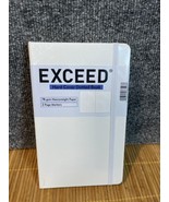 Exceed Hardcover Ruled Notebook. 78 GSM Heavyweight Paper. 120 Pages. White - $9.49