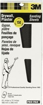 25 Sanding sheets 150 GRIT Sandpaper 4 3/16&quot; x 11 1/4&quot; Drywall Plaster 3... - $654.98 MXN