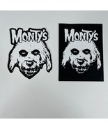 Monty&#39;s Good Burger LA Black &amp; White Dog Sticker - Misfit Monty - 4&quot; x 5&quot; - $6.00