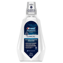 Crest Pro-Health Clinical Antiplaque Mouthwash Deep Clean Mint Alcohol-F... - $18.99