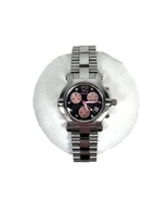 Renato Chronograph Watch Beauty Collection Black &amp; Pink Face Diamonds on... - $1,157.05 CAD