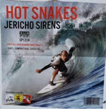 Hot Snakes &quot;Jericho Sirens&quot; 21  x 21  Promo Poster, new - £10.89 GBP