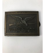 NRA BELT BUCKLE AMERICA FOUNDED BY GUN OWNERS INSTITUTE FOR LEGISLATIVE ... - $11.41 CAD