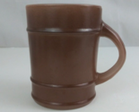 Vintage Anchor Hocking Fire King Brown Barrel Mug 12oz Coffee Cup Made I... - $9.69