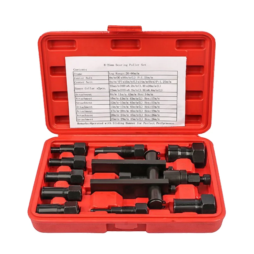 Motorcycle Bearing Puller Tool Kit - Efficient Internal Bearing Removal with S - £45.37 GBP