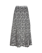 Proenza Schouler Pleated Zebra Midi Skirt In Print Viscose Women Multicolor S - $244.15