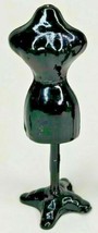 Vintage Heavy Black Metal Dress Forms 1:12 Dollhouse Miniature Sewing Shop Items - £7.85 GBP