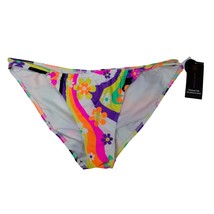 No Boundaries Junior Girls XL Hazy Daze 60s Daisy Vibrant Print Bikini Bottoms - £5.99 GBP