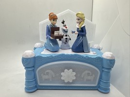Frozen Olaf&#39;s Frozen Adventure w/Elsa and Anna Musical Jewelry Box Working - $10.29