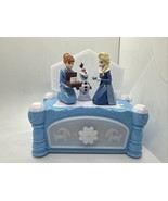 Frozen Olaf&#39;s Frozen Adventure w/Elsa and Anna Musical Jewelry Box Working - $190.24 MXN